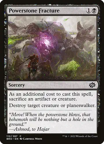 Powerstone Fracture - bro Spoiler