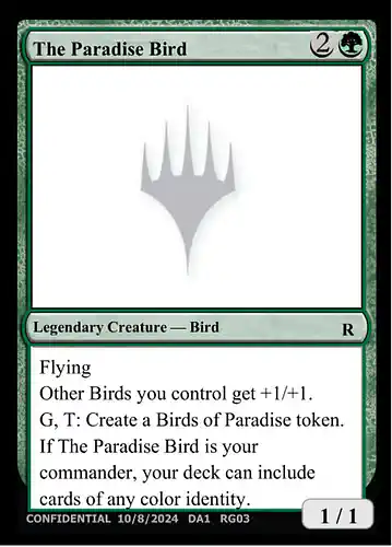 The Paradise Bird - unk Spoiler