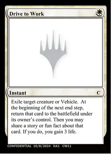 Drive to Work - unk Spoiler