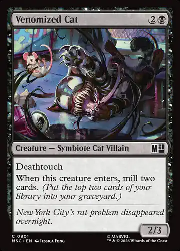 Venomized Cat - msc Spoiler