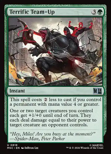 Terrific Team-Up - msc Spoiler