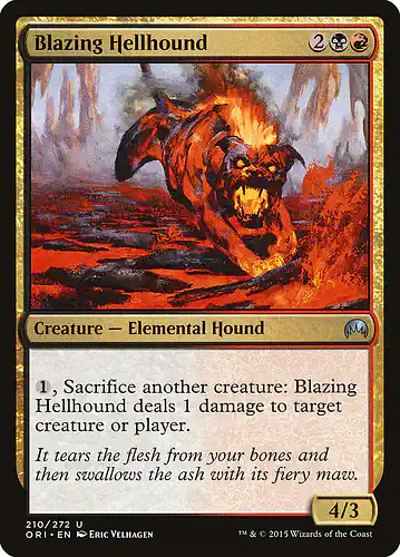 Blazing Hellhound - ori Spoiler