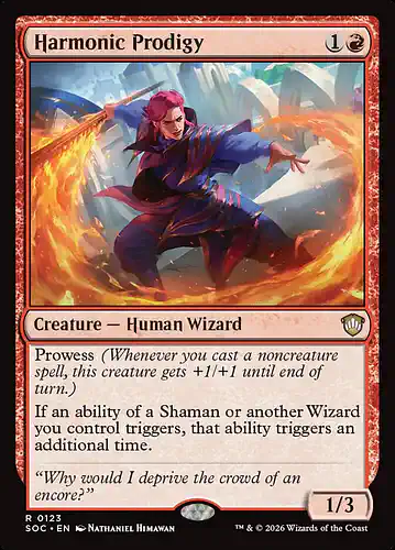 Harmonic Prodigy - soc Spoiler