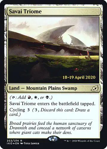 Savai Triome - iko Spoiler
