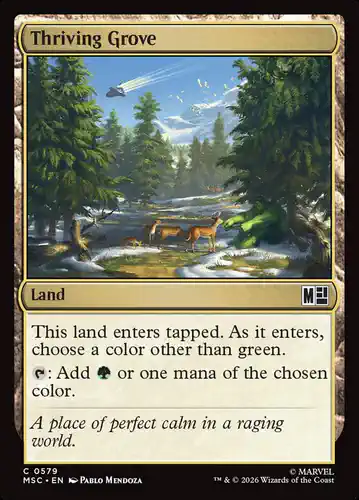 Thriving Grove - msc Spoiler