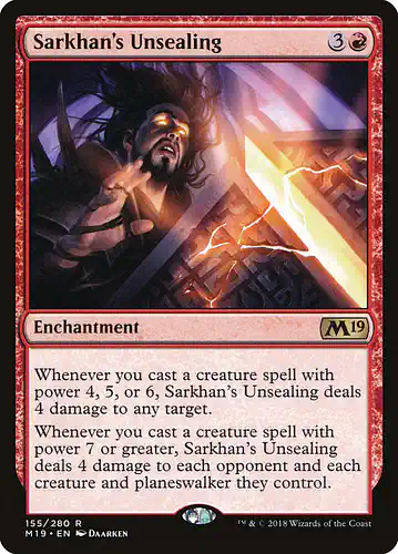 Sarkhan's Unsealing - m19 Spoiler