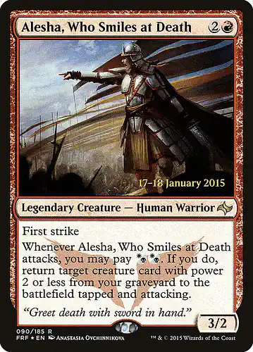 Alesha, Who Smiles at Death - frf Spoiler