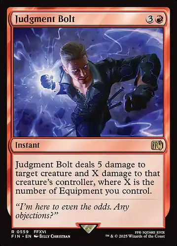Judgment Bolt - fin Spoiler