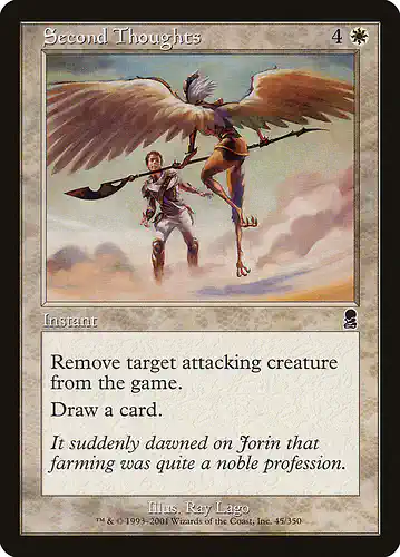 Second Thoughts - ody Spoiler