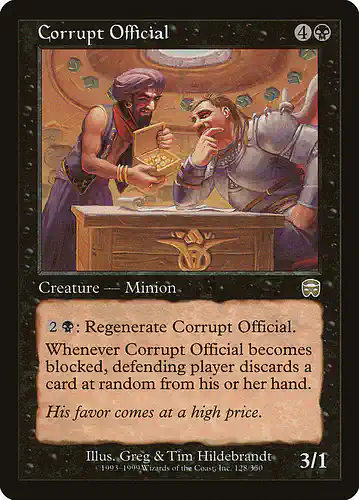 Corrupt Official - mmq Spoiler