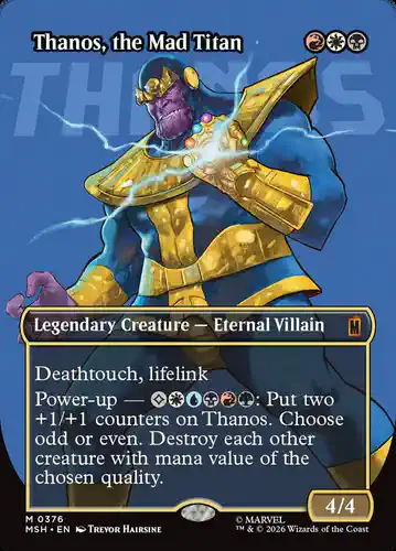 Thanos, the Mad Titan - msh Spoiler