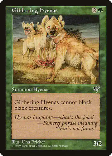 Gibbering Hyenas - mir Spoiler