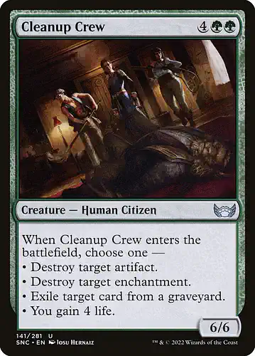 Cleanup Crew - snc Spoiler