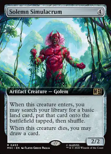 Solemn Simulacrum - msc Spoiler