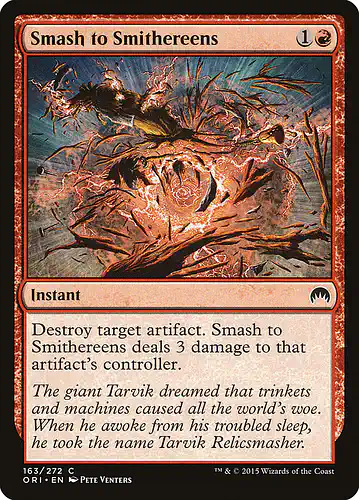 Smash to Smithereens - ori Spoiler