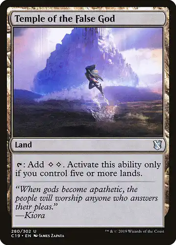 Temple of the False God - c19 Spoiler