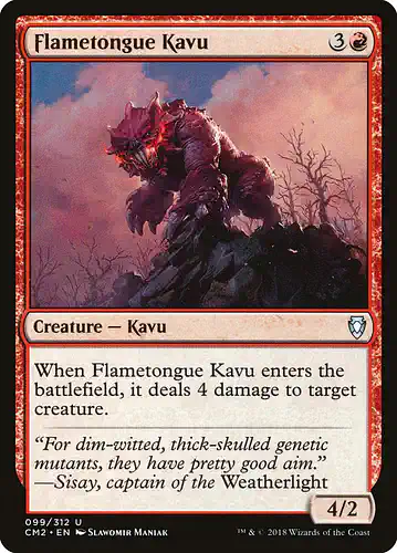 Flametongue Kavu - cm2 Spoiler