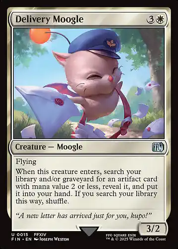 Delivery Moogle - fin Spoiler