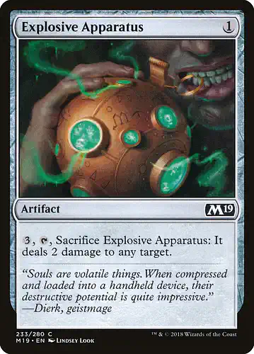 Explosive Apparatus - m19 Spoiler