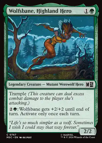 Wolfsbane, Highland Hero - msc Spoiler