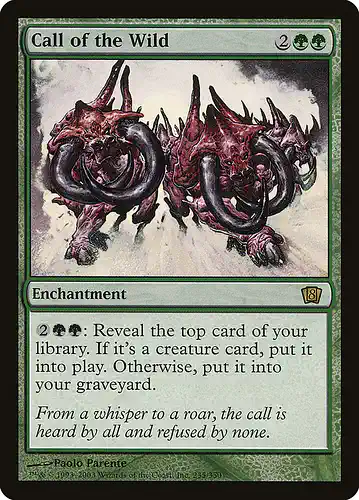 Call of the Wild - 8ed Spoiler