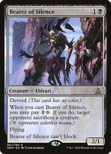 Bearer of Silence - ogw Spoiler