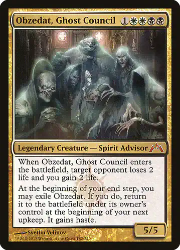 Obzedat, Ghost Council - gtc Spoiler