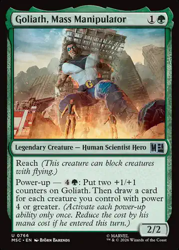 Goliath, Mass Manipulator - msc Spoiler