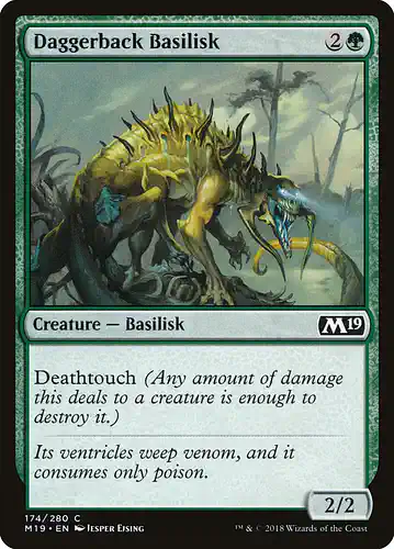 Daggerback Basilisk - m19 Spoiler