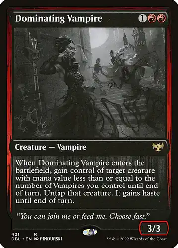 Dominating Vampire - dbl Spoiler