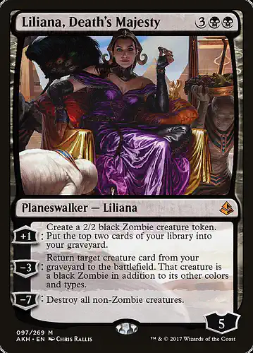 Liliana, Death's Majesty - akh Spoiler