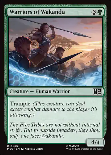 Warriors of Wakanda - msc Spoiler