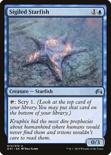 Sigiled Starfish - ori Spoiler