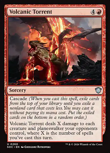 Volcanic Torrent - soc Spoiler