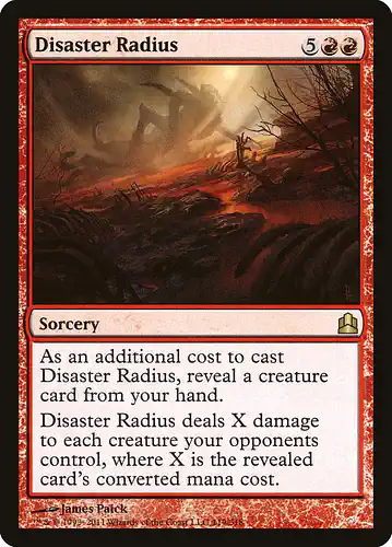 Disaster Radius - cmd Spoiler