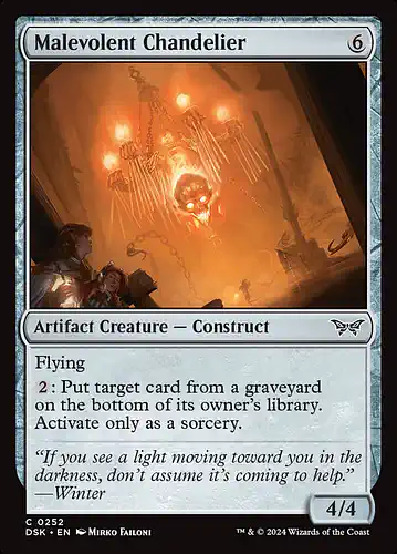 Malevolent Chandelier - dsk Spoiler