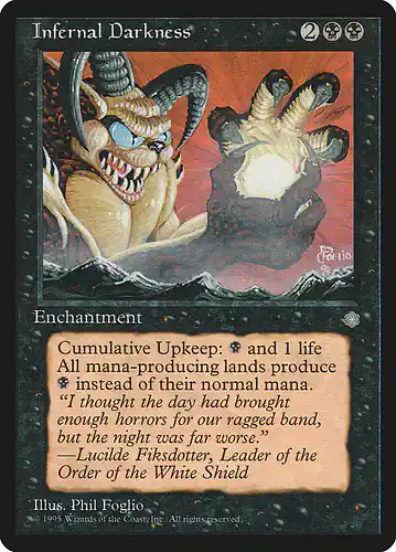 Infernal Darkness - ice Spoiler