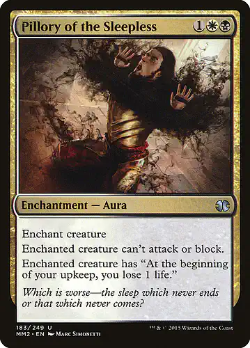 Pillory of the Sleepless - mm2 Spoiler