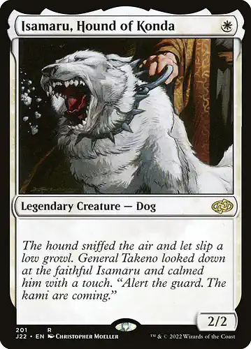 Isamaru, Hound of Konda - j22 Spoiler