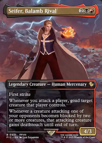 Seifer, Balamb Rival - fic Spoiler