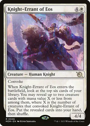 Knight-Errant of Eos - mom Spoiler