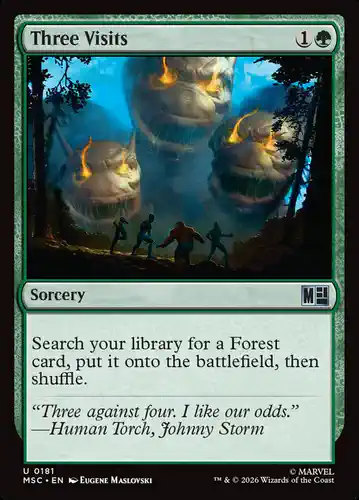 Three Visits - msc Spoiler
