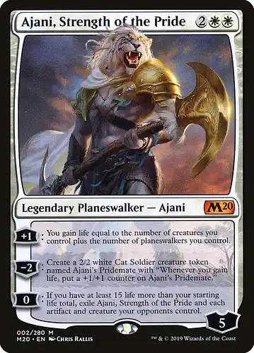 Ajani, Strength of the Pride - m20 Spoiler