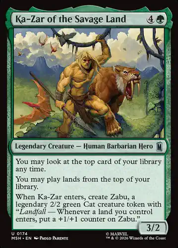 Ka-Zar of the Savage Land - msh Spoiler