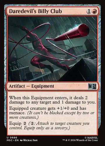 Daredevil's Billy Club - msc Spoiler