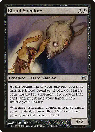 Blood Speaker - chk Spoiler