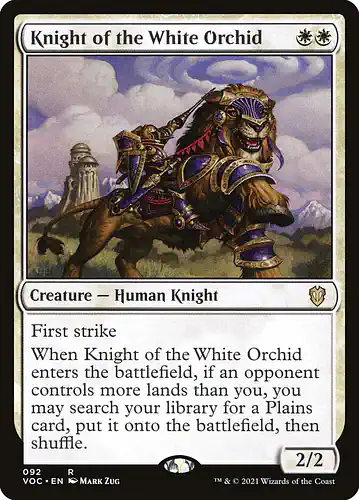 Knight of the White Orchid - voc Spoiler