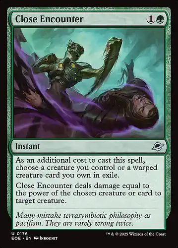 Close Encounter - eoe Spoiler