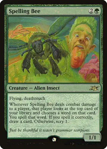 Spelling Bee - unf Spoiler