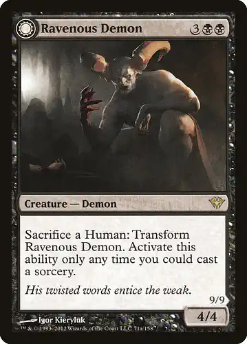 Ravenous Demon - dka Spoiler